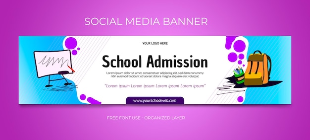 Linkin-banner voor schooltoelating