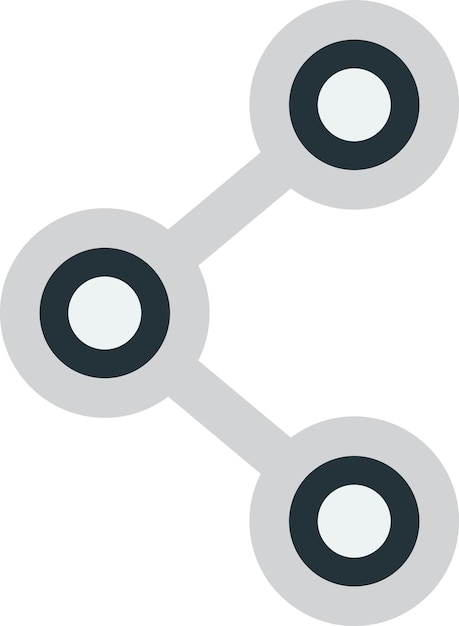 Links and connections illustration in minimal style