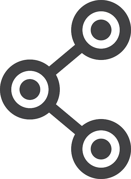 Vector links and connections illustration in minimal style