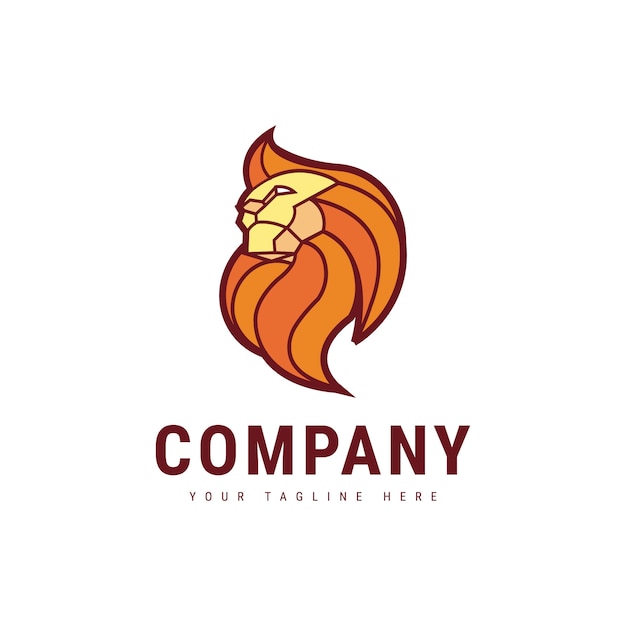 Vector lion arslan logo