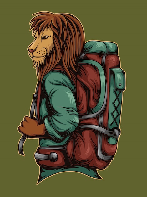 Lion backpacker