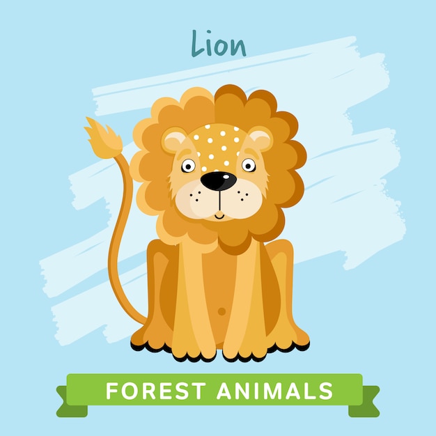 Lion bos dieren.
