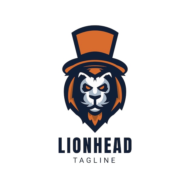 Lion esport logo sjabloon