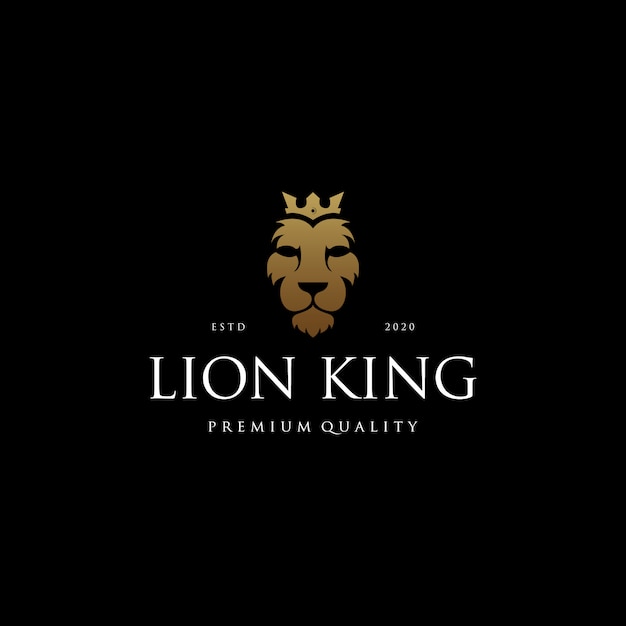 Lion face logotype.