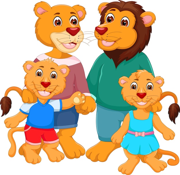 львиная семья