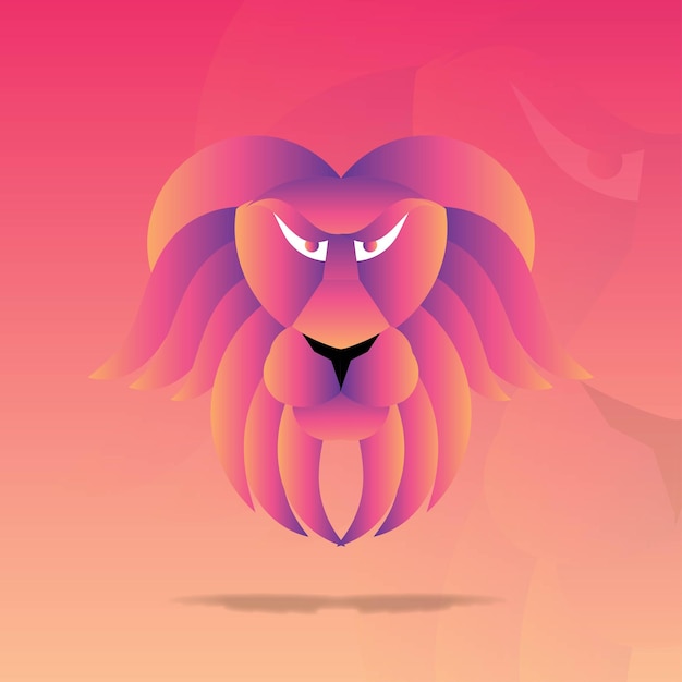 Lion Gradient Logo