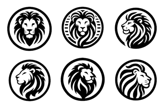 Lion had logo icon vector illustration