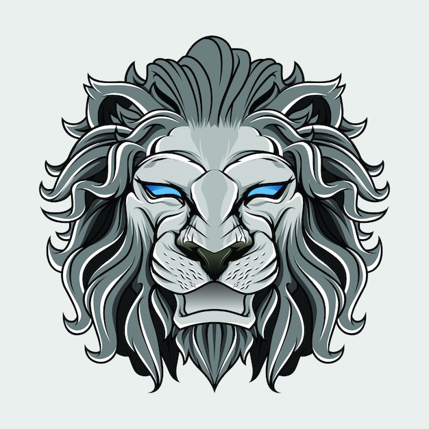 lion head background