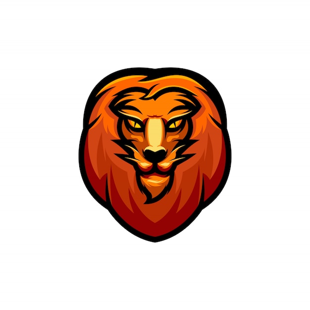 lion head clip-art