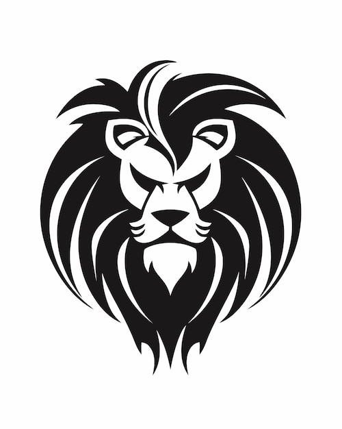 Lion head logo - how to draw a lion head in adobe illustrator