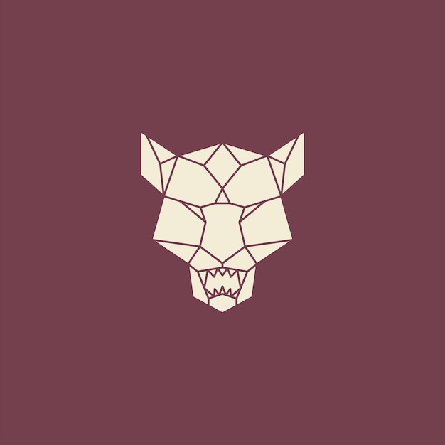 Vector lion head logo icon design template