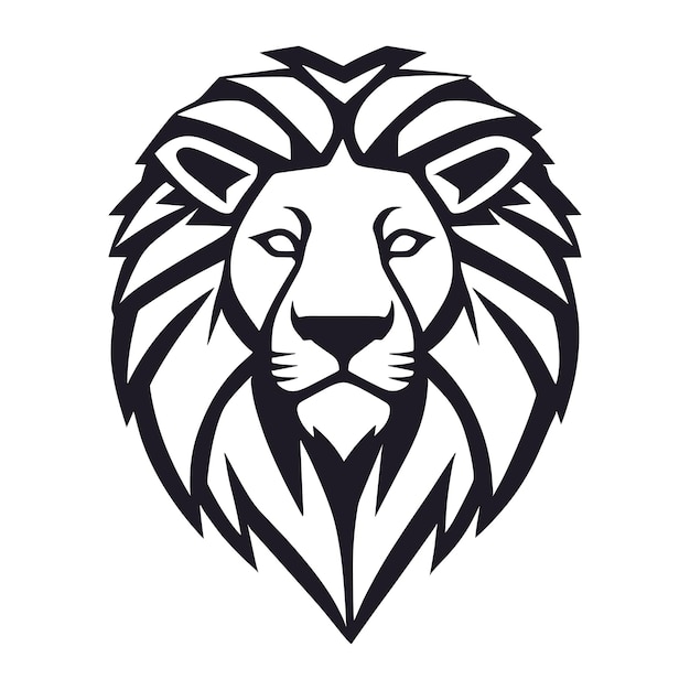 lion head logo icon