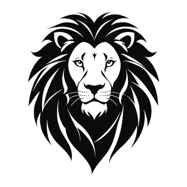 ベクトル ライオンヘッドのロゴアイコン