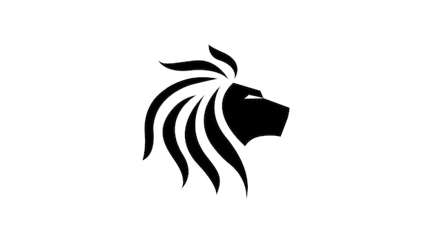 Lion head logo-ontwerpelementen sjabloon vector.