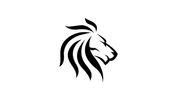 Lion head logo-ontwerpelementen sjabloon.