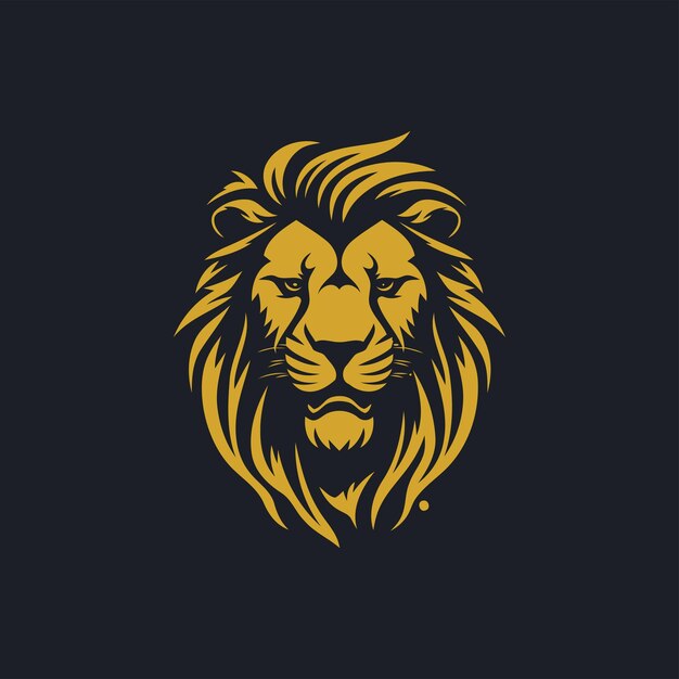 Икона векторного шаблона логотипа " голова льва "