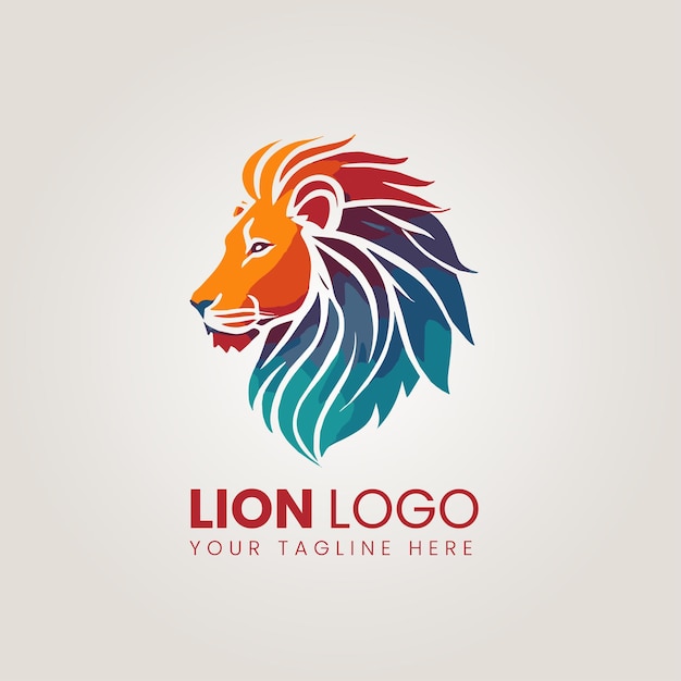 Lion head logo