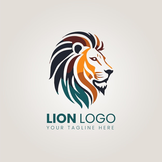 Lion head logo