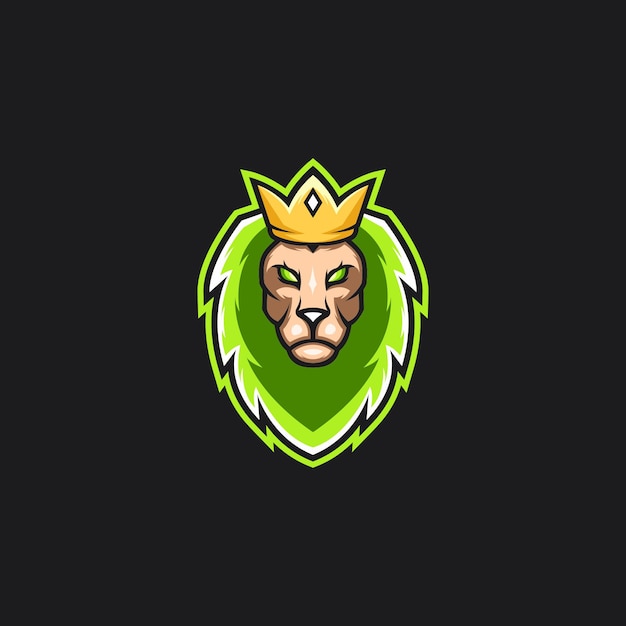 Lion head logo