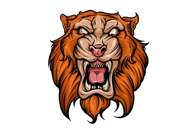 Lion head logo