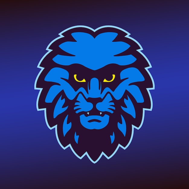 Lion head mascot