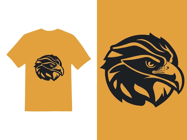 a lion head and a t shirt are shown with an eagle on the front