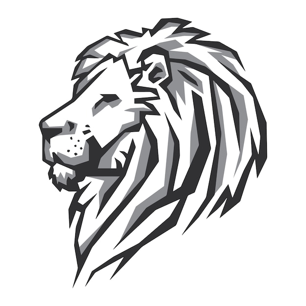 Lion head vector