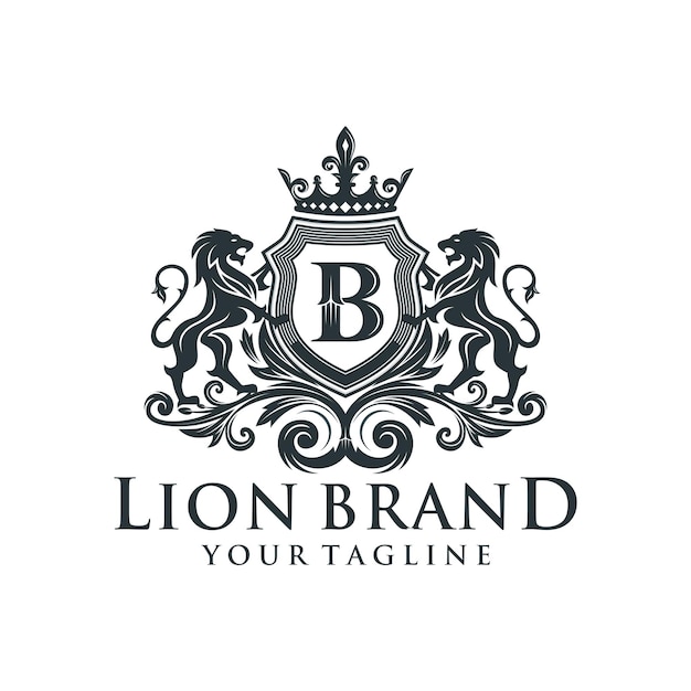 Royal Lion Brand Logo Royalty Free SVG, Cliparts, Vectors, and Stock  Illustration. Image 127603055.