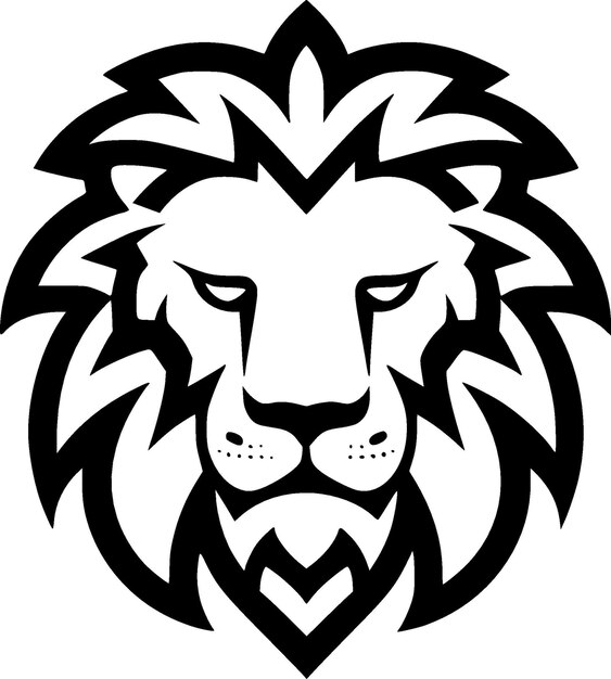 Высококачественная векторная иллюстрация логотипа Lion Идеально подходит для графики футболки