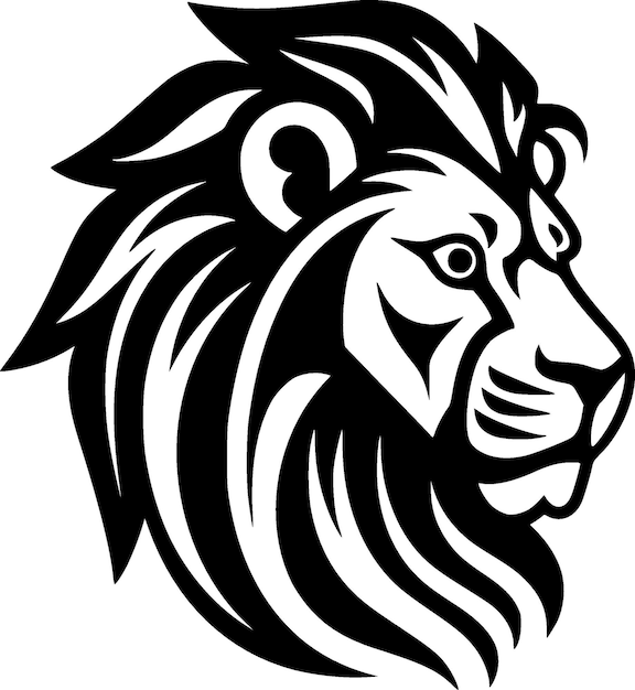 Lion High Quality Vector Logo Vector illustration ideal for Tshirt graphic