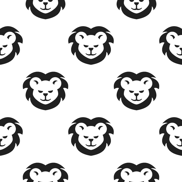 Lion icon illustration