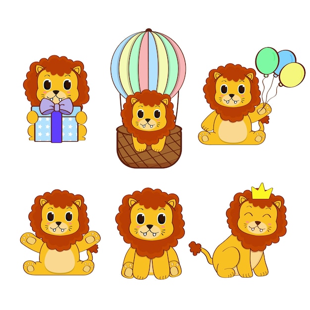 lion kawaii