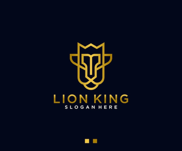 Lion King-logo lijntekeningen