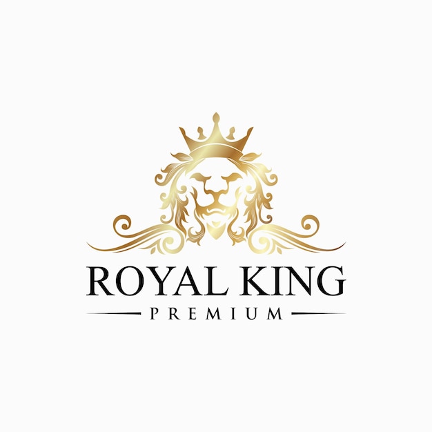 Lion king logo vector