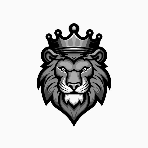 Vector lion king mascot