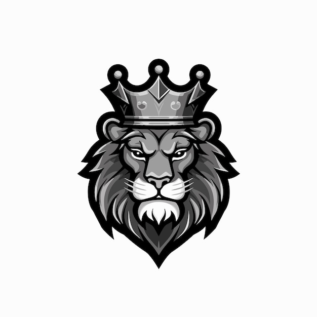 Vector lion king mascot