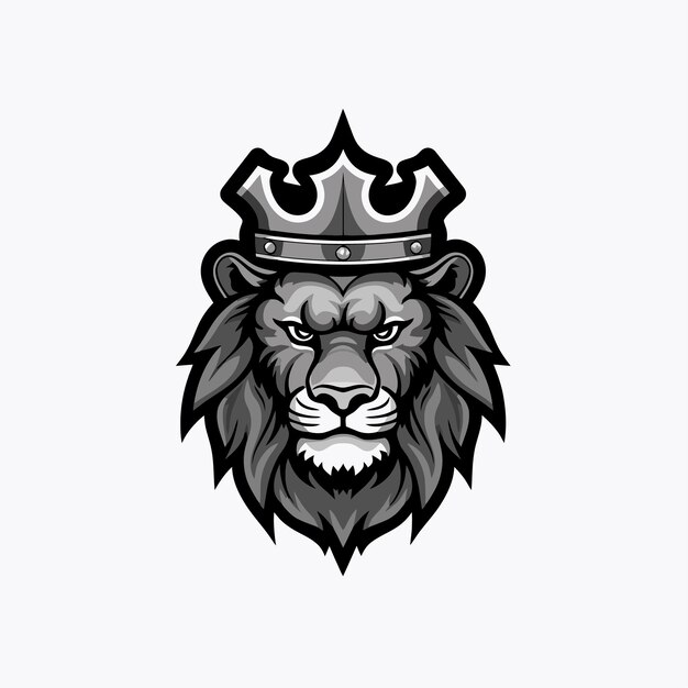 Vector lion king mascot