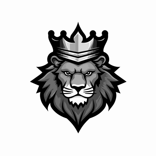 Vector lion king mascot