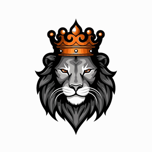 Vector lion king mascot