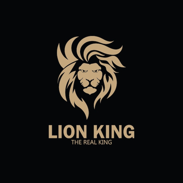 lion king vector logo icon templater illustration template design