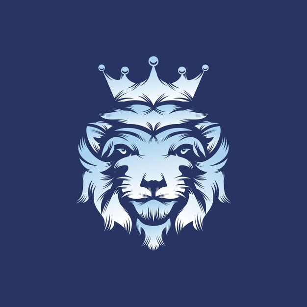 Lion King vector logo ontwerp inspiratie