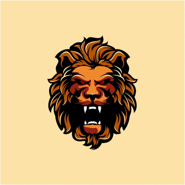 Vector lion logo design free