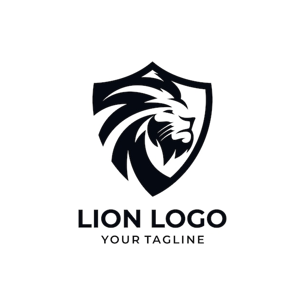 Modello di progettazione del logo del leone