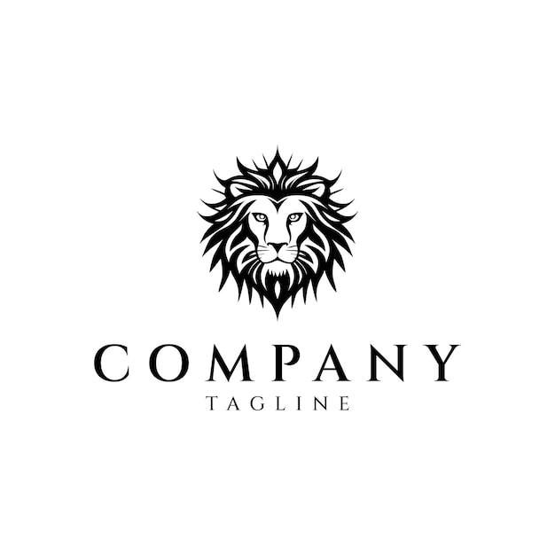 Lion logo design vector illustration