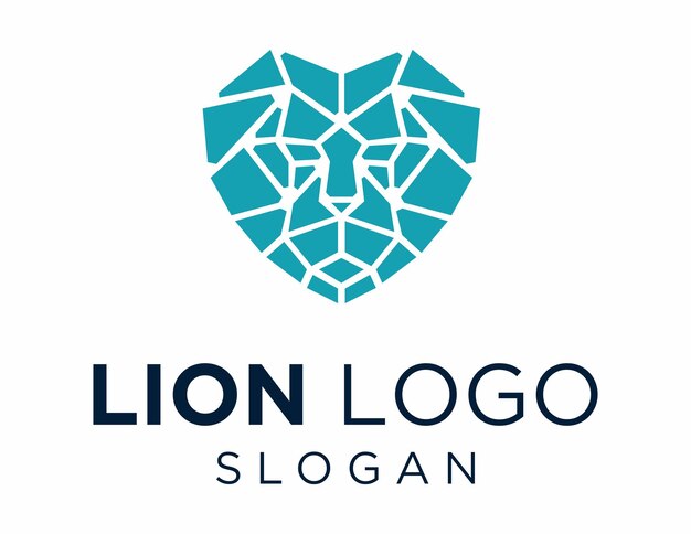 Логотип lion design был создан с использованием приложения corel draw 2018 с белым фоном