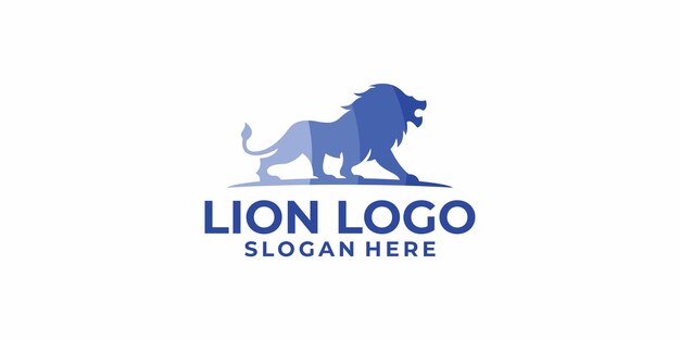 Disegno del logo del leone