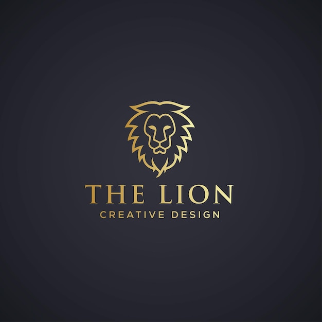 the lion logo design