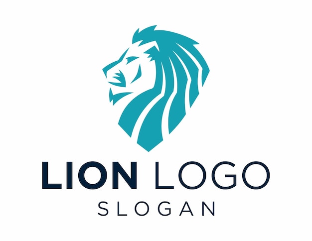 Vector lion logo design