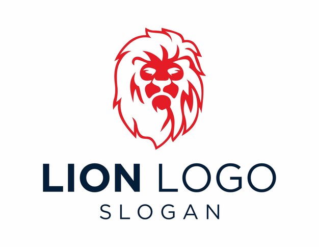 Vector lion logo design