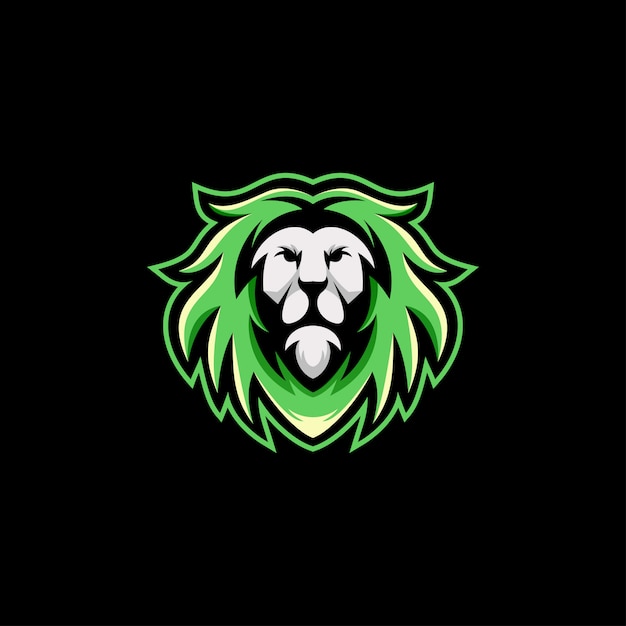 Lion logo ontwerp vector illustratie sjabloon klaar voor gebruik